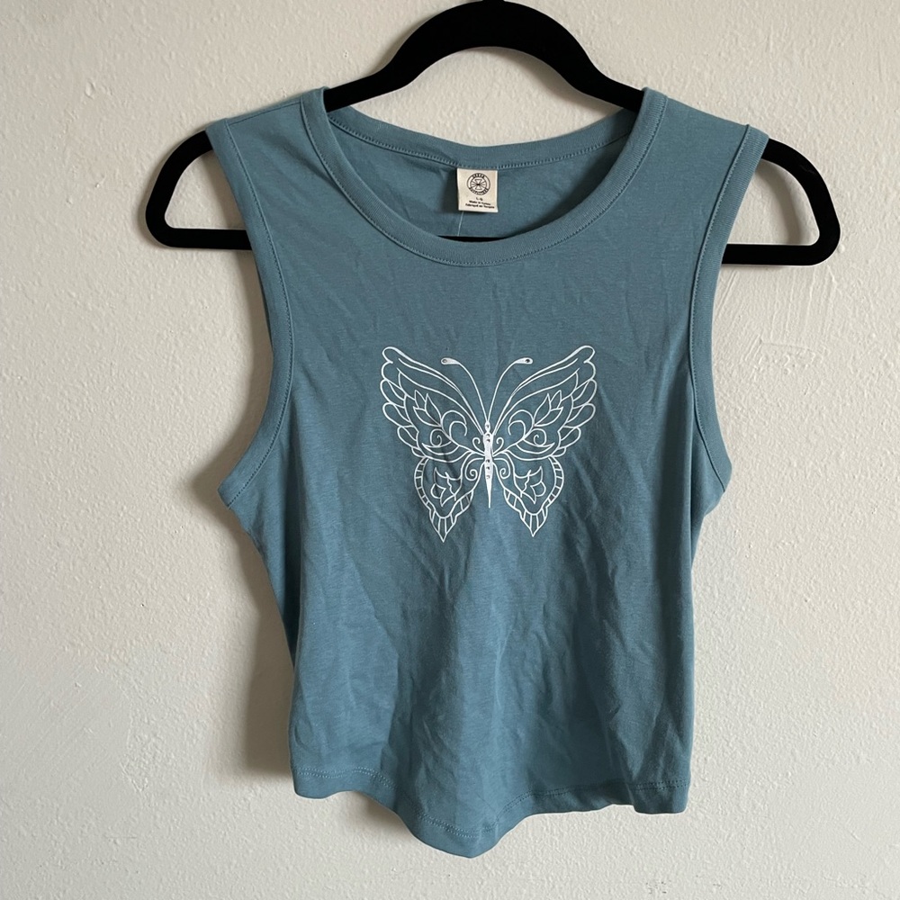 UO open back butterfly tank top